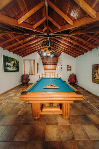 La sala de billar